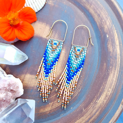 Tala Beaded Fringe Earrings